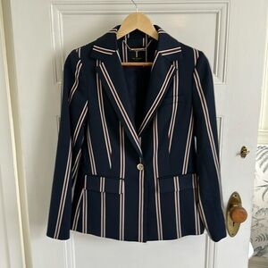 Ted Baker navy Striped blazer
